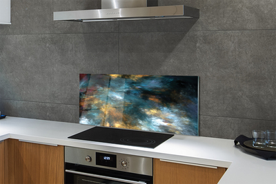 Painel de vidro Gosma colorida