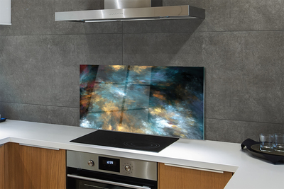 Painel de vidro Gosma colorida