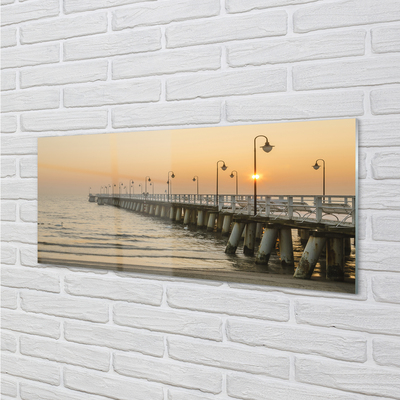 Painel de vidro Cais do Mar de Gdańsk