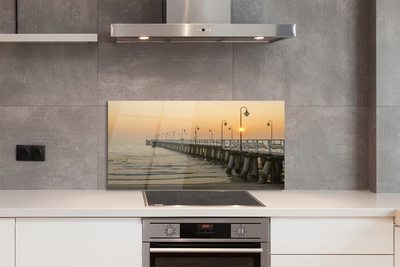 Painel de vidro Cais do Mar de Gdańsk