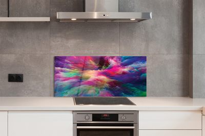 Painel de vidro Fractais coloridos