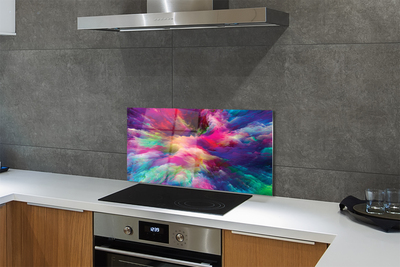 Painel de vidro Fractais coloridos