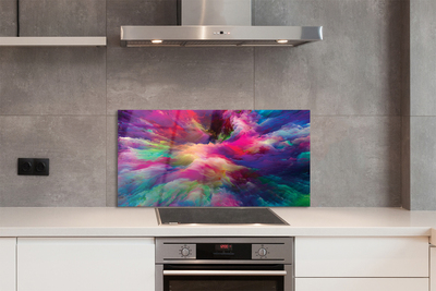 Painel de vidro Fractais coloridos