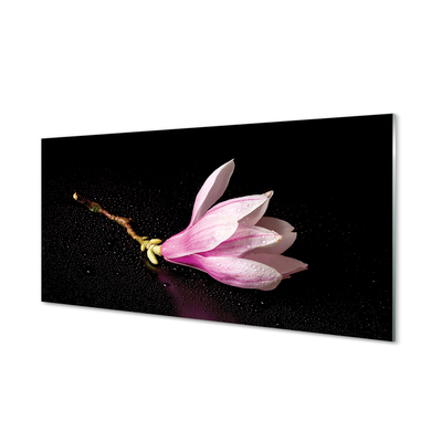 Painel de vidro Água de flores