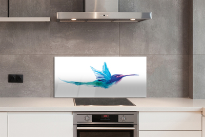 Painel de vidro Papagaio pintado