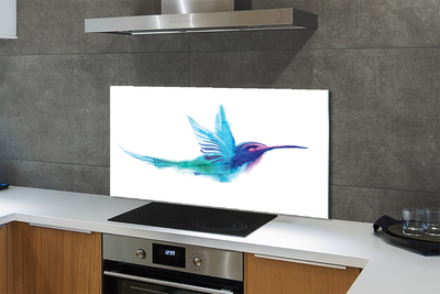 Painel de vidro Papagaio pintado