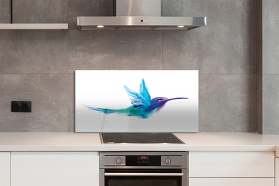 Painel de vidro Papagaio pintado