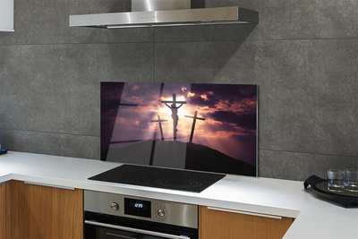 Painel de vidro Jesus a cruz