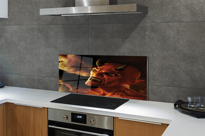 Painel de vidro Diabo