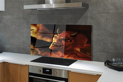 Painel de vidro Diabo