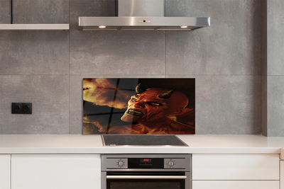 Painel de vidro Diabo