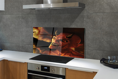 Painel de vidro Diabo