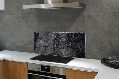 Painel de vidro Gotas de bolhas de água