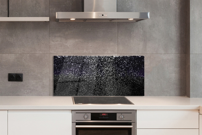 Painel de vidro Gotas de bolhas de água