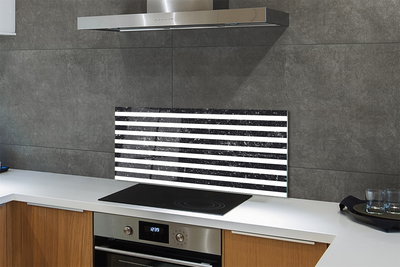 Painel de vidro Manchas de listras de zebra