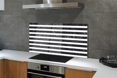 Painel de vidro Manchas de listras de zebra