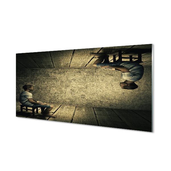 Painel de vidro Imagem espelhada