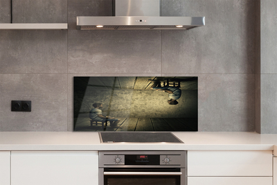 Painel de vidro Imagem espelhada