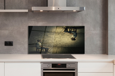 Painel de vidro Imagem espelhada