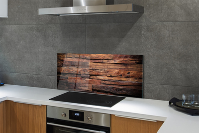 Painel de vidro Estrutura de grãos de madeira