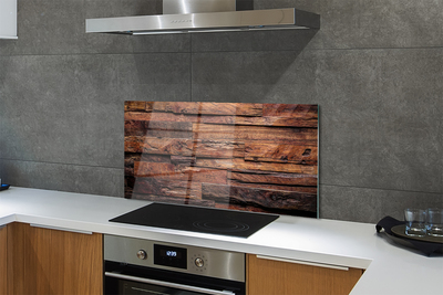 Painel de vidro Estrutura de grãos de madeira