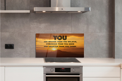 Painel de vidro inscrição do sol