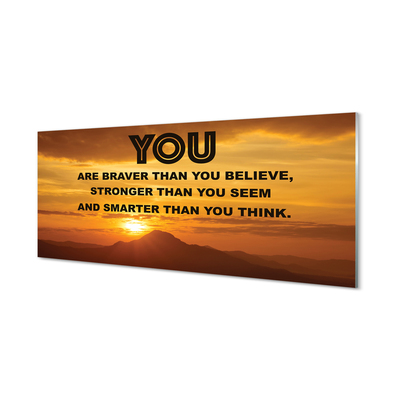 Painel de vidro inscrição do sol