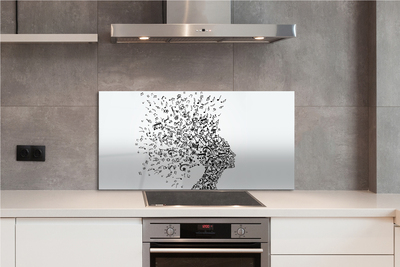 Painel de vidro Cabeçalho da nota