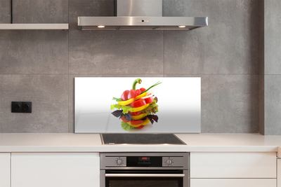 Painel de vidro Alface-pimenta