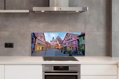 Painel de vidro Cidade Velha da Alemanha