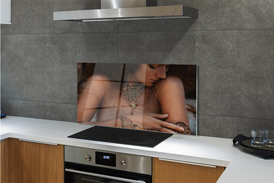 Painel de vidro Joias femininas