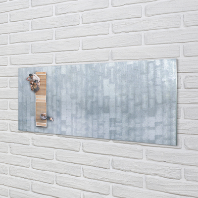 Painel de vidro Homem