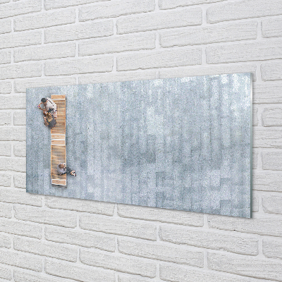 Painel de vidro Homem