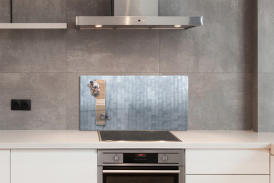 Painel de vidro Homem