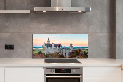 Painel de vidro Castelo da Alemanha Outono Munique