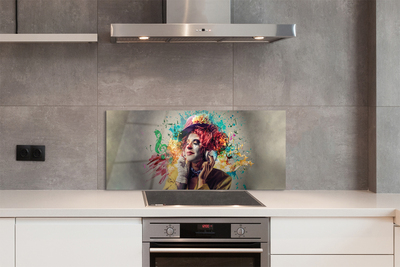 Painel de vidro Tinta para partitura de palhaço