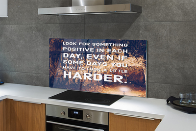 Painel de vidro Inscrição na caverna