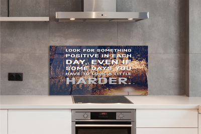 Painel de vidro Inscrição na caverna