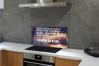 Painel de vidro Inscrição na caverna