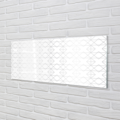 Painel de vidro Contornos de polígonos