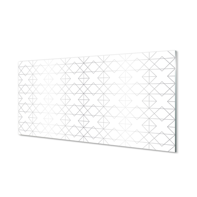 Painel de vidro Contornos de polígonos