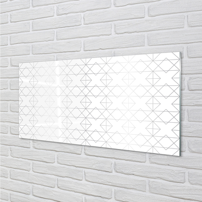 Painel de vidro Contornos de polígonos