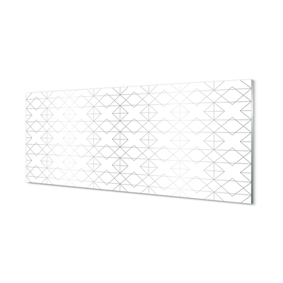 Painel de vidro Contornos de polígonos