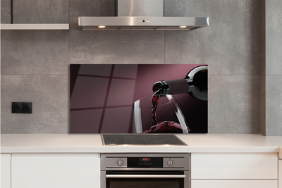 Painel de vidro Fundo de vinho da Borgonha