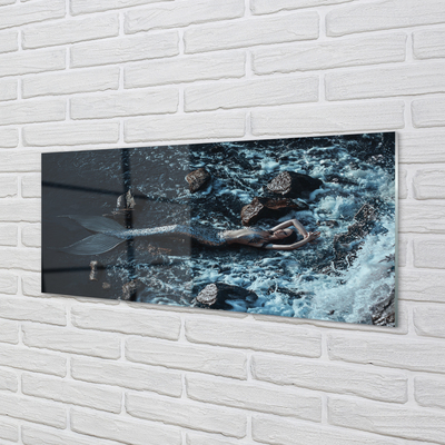 Painel de vidro Mar da Sereia