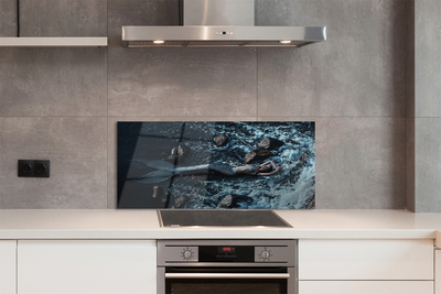 Painel de vidro Mar da Sereia