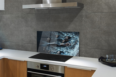 Painel de vidro Mar da Sereia