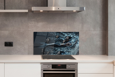 Painel de vidro Mar da Sereia