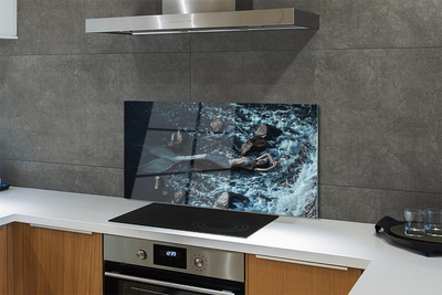 Painel de vidro Mar da Sereia