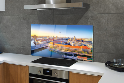 Painel de vidro Pontes fluviais de Berlim, Alemanha